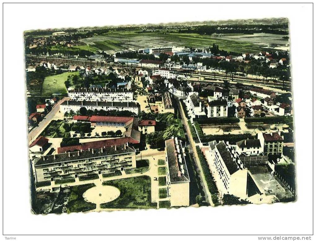 91 - Vue Aérienne Du Bd De La République Et Du Square De BRETIGNY Sur ORGE - Bretigny Sur Orge