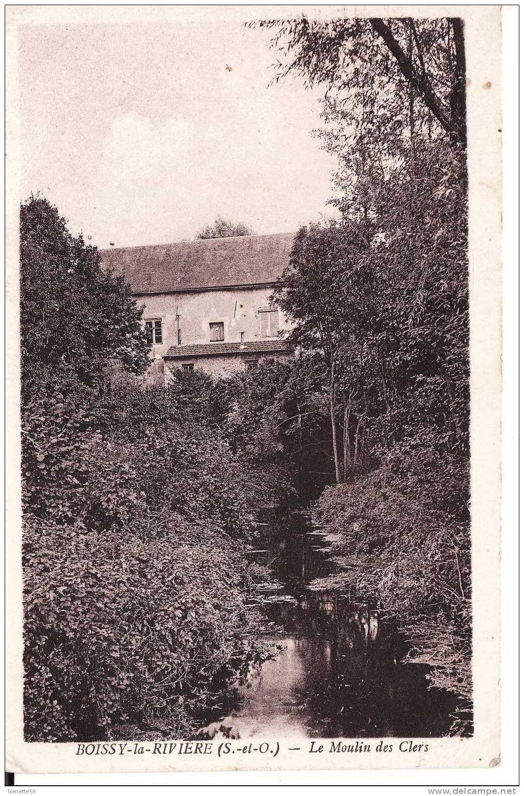 BOISSY LA RIVIERE Le Moulin Des Clers - Boissy-la-Rivière