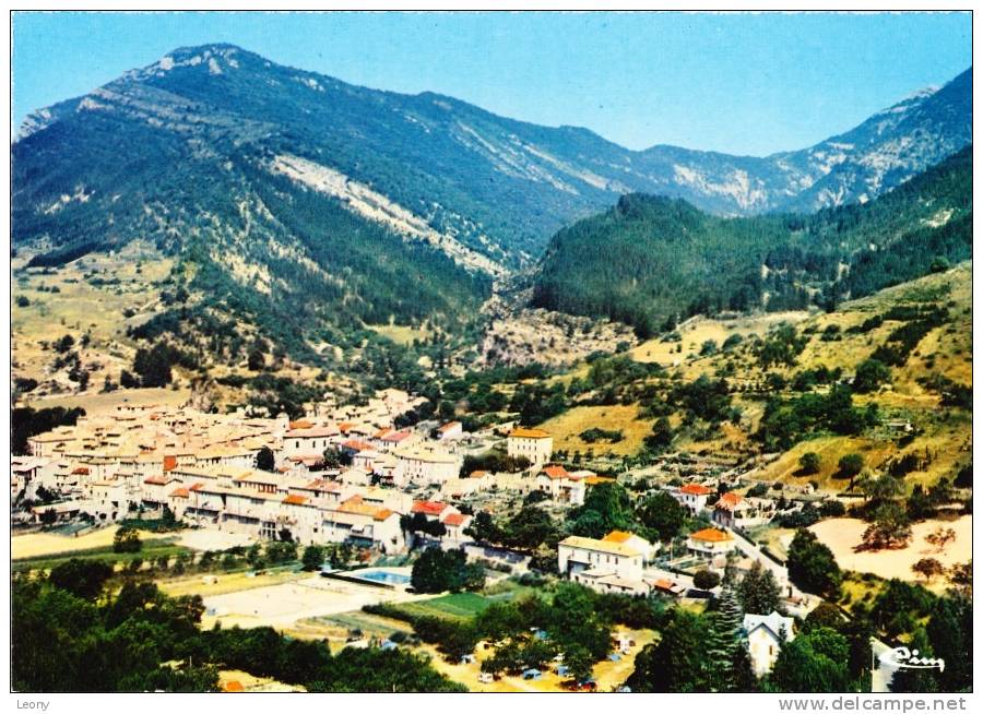 CPM  De CHATILLON En DIOIS  (26)  -Vue Générale Aérienne, La Piscine Et Le Camping - édit CIM - Châtillon-en-Diois