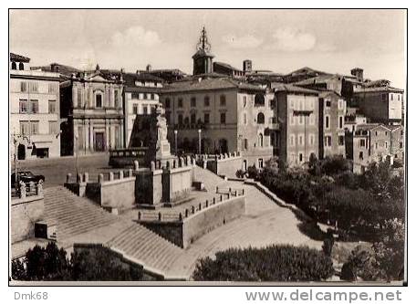 ANAGNI ( FROSINONE ) PANORAMA PARZIALE E PIAZZA CAVOUR - 1956 - Frosinone