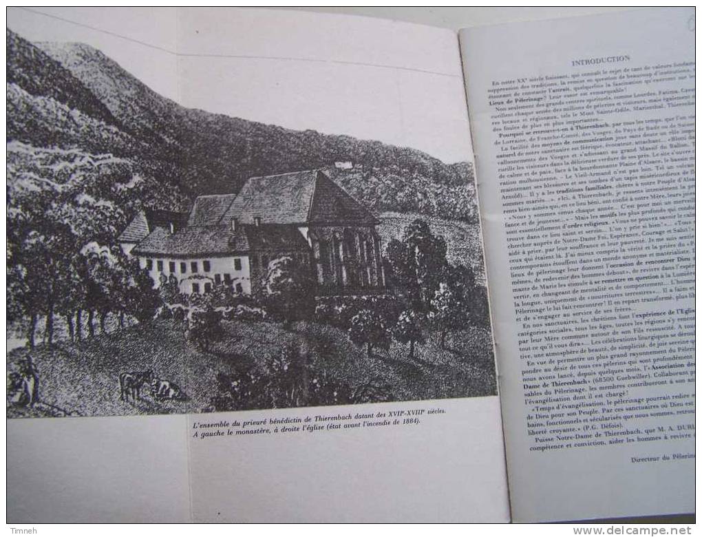 ALSACE-religion-Notre-Dam E De Thierenbach-DELTA 2000-1979 SAEP-illustrations Photographies-oeuvres D'art- - Toerisme En Regio's
