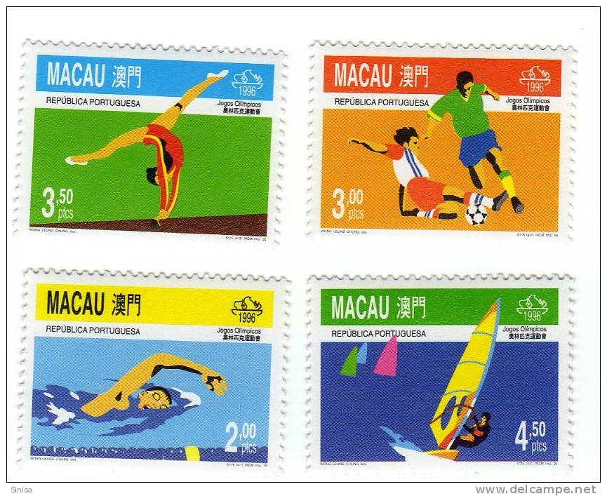 Macau / Olympic Games / Atlanta `96 - Ongebruikt