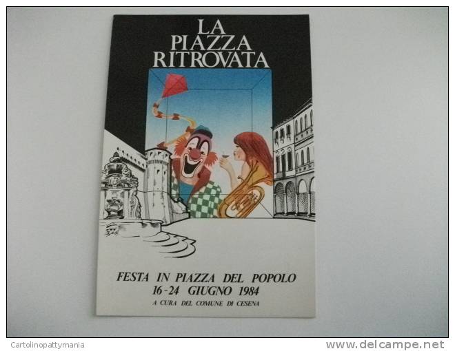 La Piazza Ritrovata Festa In Piazza Del Popolo 1984 Cesena Enrico Berlati - Cesena