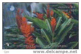 # JAMAIQUE 27 Ginger Lily $200 Gpt 08.94 -fleurs,flowers-  Tres Bon Etat - Jamaïque