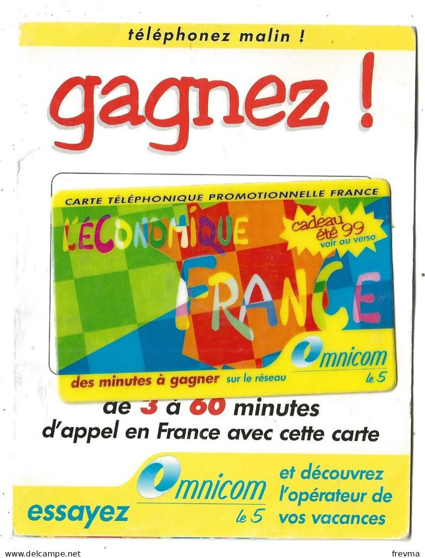 Carte Prepayéé Neuve Omnicom Essayez - Tickets FT