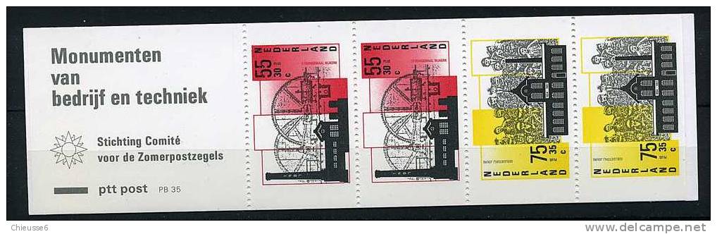 Pays Bas ** C 1285a - Architecture Industrielle - Postzegelboekjes En Roltandingzegels