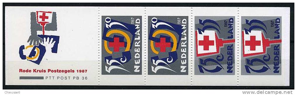 Pays Bas ** C 1293a - Croix-Rouge Néerlandaise - Postzegelboekjes En Roltandingzegels