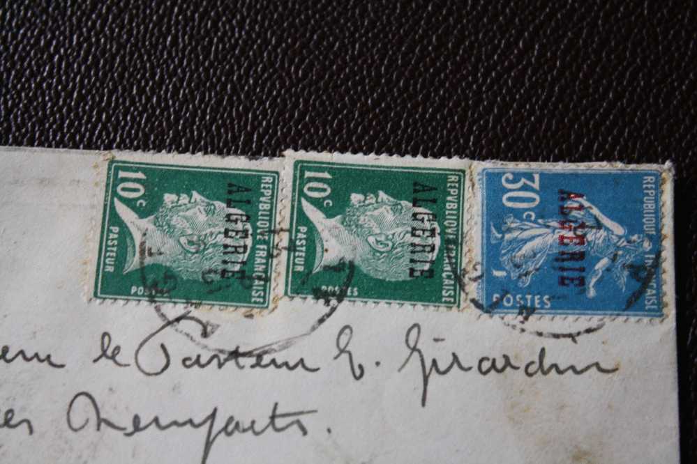 LETTRE MIGNONETTE :ORAN ALGERIE EX COLONIE FRANCAISE 1953 OMEC MANUELLE  POUR PONTARLIER DOUBS - Covers & Documents