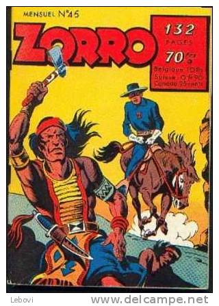 Z0RRO Mensuel N° 45 Du 01/1959 - Zorro