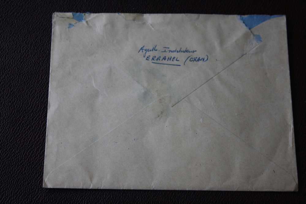 LETTRE :ORAN ALGERIE EX COLONIE FRANCAISE 1953 OMEC MANUELLES - Lettres & Documents