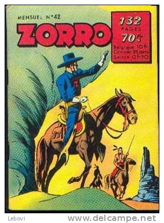 Z0RRO Mensuel N° 42 Du 10/1958 - Zorro