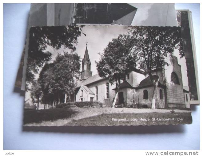 Duitsland Deutschland Allemagne Niedersachsen Bergen Kirche Luneburger Heide - Lüneburger Heide