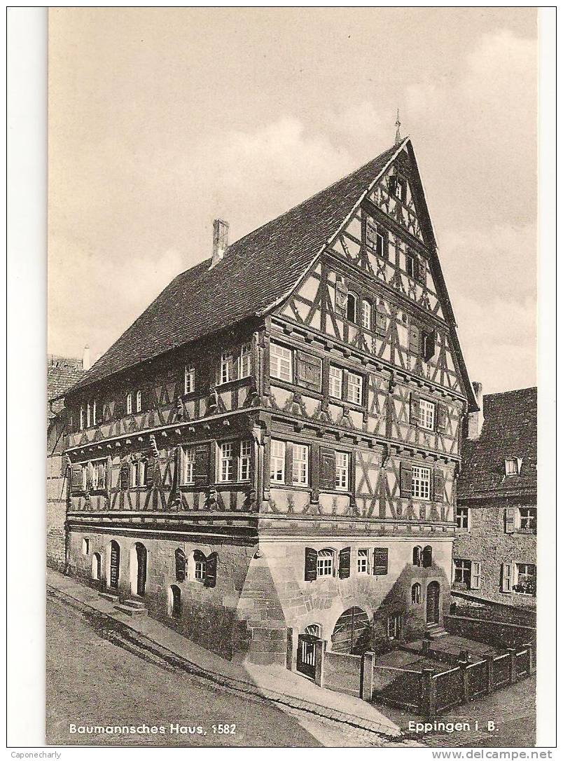 CPSM BAUMANNSCHES HAUS 1582  EPPINGEN I.B.  ALLEMAGNE - Eppingen