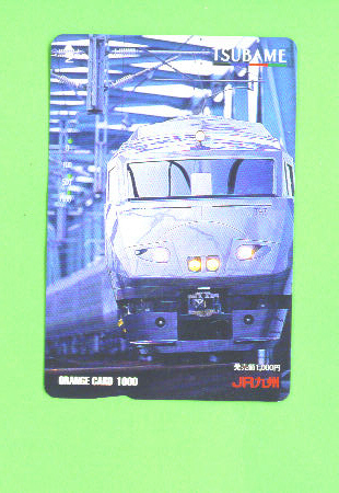 JAPAN -  Orange Picture Rail Ticket/Train As Scan - World