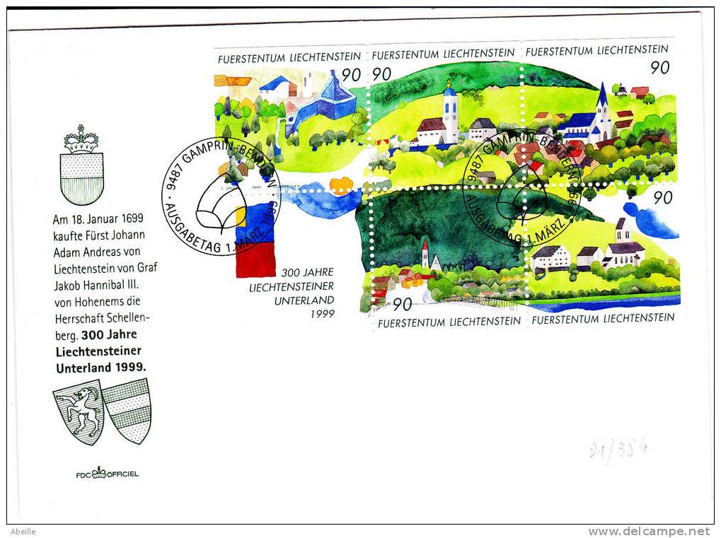 21/354       FDC  1999 - Brieven En Documenten