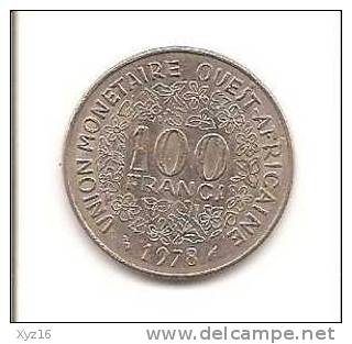 AFRIQUE DE L'OUEST 100 FRANCS 1978 - Otros – Africa