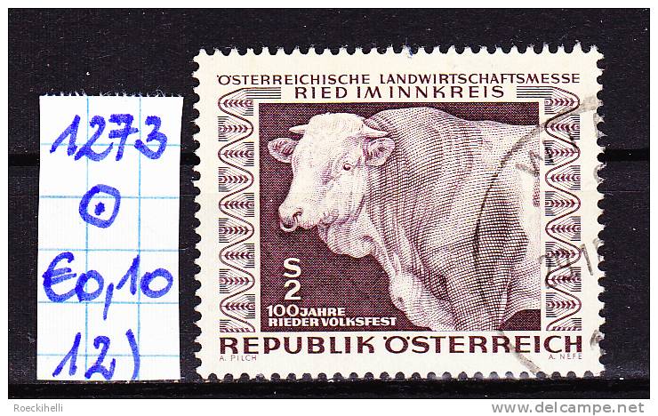 28.8.1967  -  SM  "100 Jahre Rieder Volksfest" - o gestempelt -  siehe Scan (1273o 01-13)