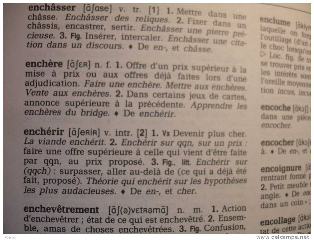 DICTIONNAIRE USUEL DU FRANCAIS - HACHETTE - 1989 - Dictionaries
