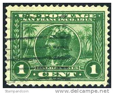 US #397 XF Used 1c Panama-Pacific Expo From 1913 - Gebraucht