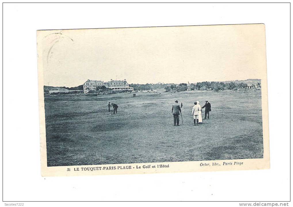 LE TOUQUET PARIS PLAGE - GOLF Et HOTEL - Golf