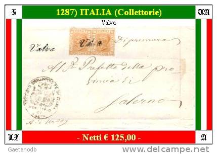 Italia 01287 - Valva (Doppio Porto) - Storia Postale