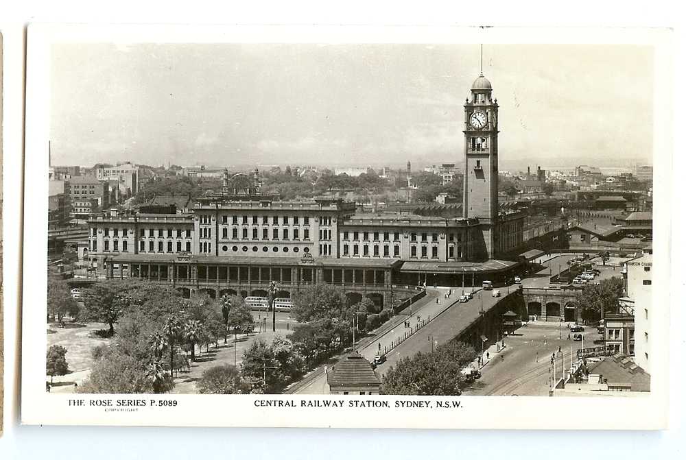1940/50s? Australia Central Station Sydney RP Ppc/cpa Unused - Sydney