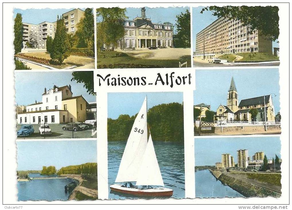 Maisons-Alfort (94) : 8 Vues Dont Nouveaux Immeubles Env 1967 (animée). - Maisons Alfort