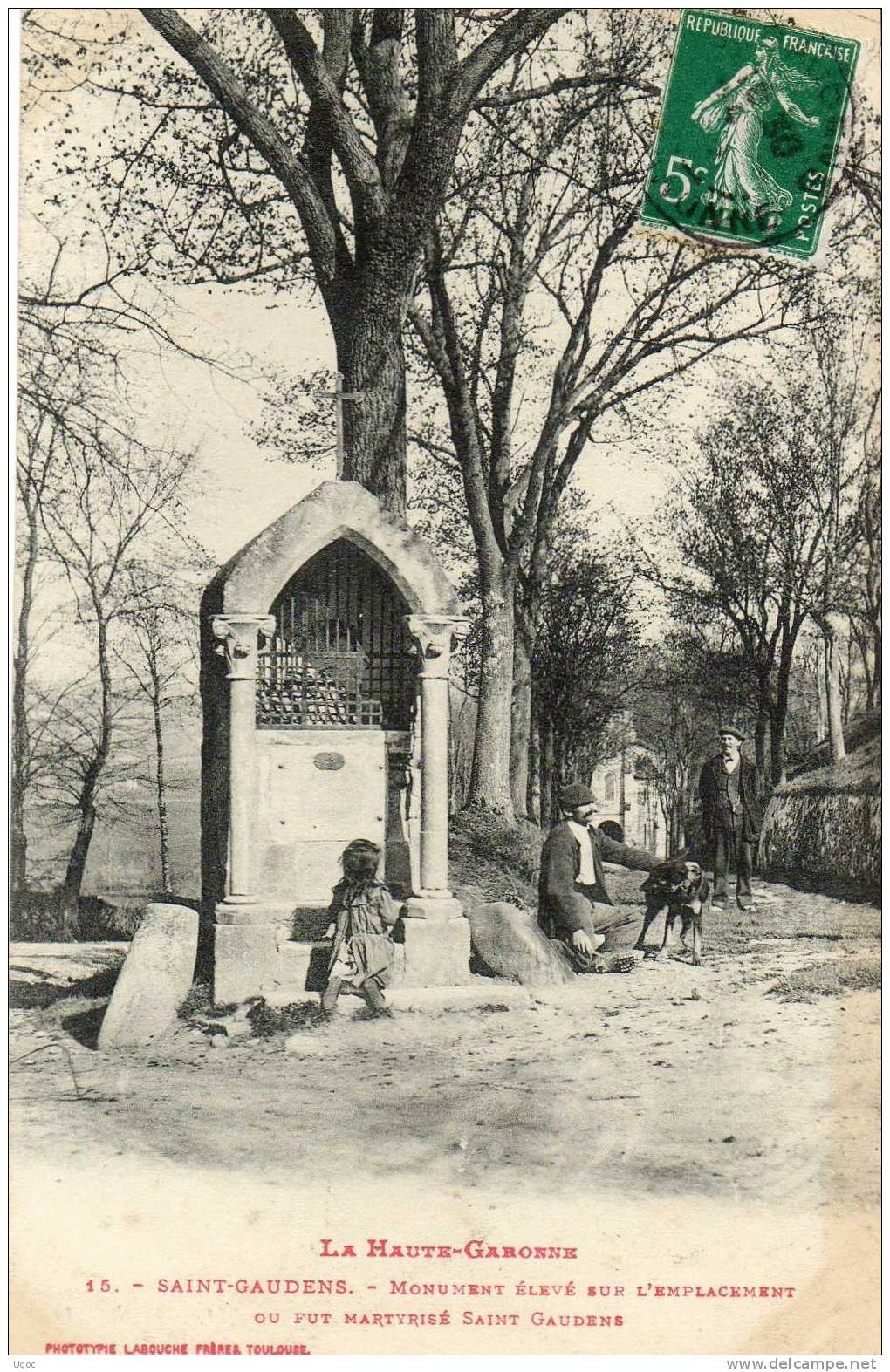 CPA - 31 - SAINT-GAUDENS - Monument élevé Sur L'emplacement Ou Fut Martyrisé Saint-Gaudens - 655 - Saint Gaudens