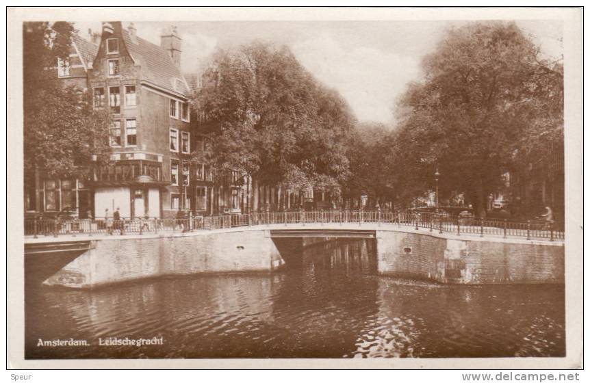 Amsterdam - Leidsche Gracht - Jaren ´30 - 1930´s - Echte Foto - Uitg. Artur Klitzsch - Amsterdam