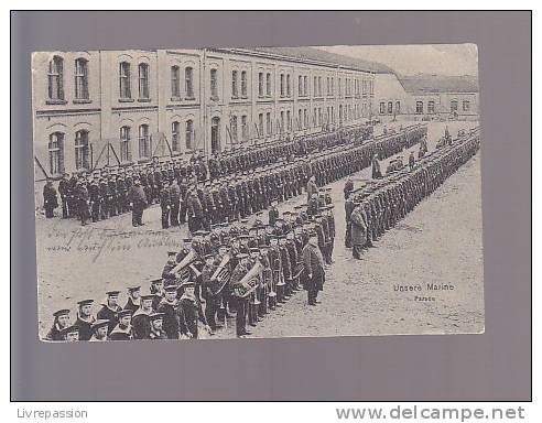 Cpa, Unsere Marine , Parade , Voyagé - Regiments