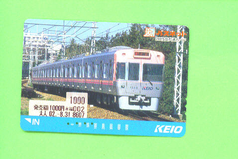 JAPAN - Orange Picture Rail Ticket/Train As Scan - Monde