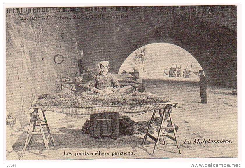 LA MATELASSIERE - LES PETITS METIERS PARISIENS  (REPRODUCTION) - Artisanat