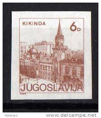 U-R  JUGOSLAVIA  TURISMO IMPERFORATE SERBIA KIKINDA NEVER HINGED - Non Dentelés, épreuves & Variétés