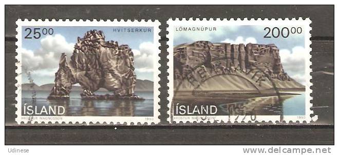 ICELAND 1990 - VIEWS - CPL. SET - USED OBLITERE GESTEMPELT USADO - Gebruikt