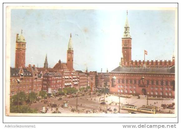 51086)cartolina Illustratoria Copenhagen - Hall Square E  Panorama - Danemark