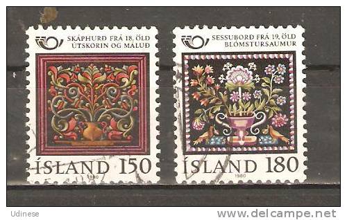 ICELAND 1980  - HANDICRAFTS - CPL. SET - USED OBLITERE GESTEMPELT USADO - Oblitérés