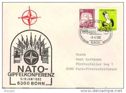 GERMANY 1982 NATO   COVER - NAVO