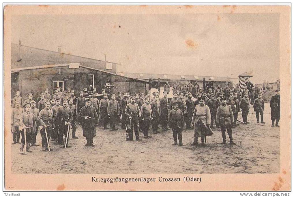 Crossen An Der Oder Prison Of War Krosno Odrzanskie Krossen 17.8.1919 Gelaufen - Neumark