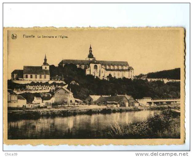 015093  CPA  -  Floreffe  -  Le Séminaire Et L´Eglise - Floreffe