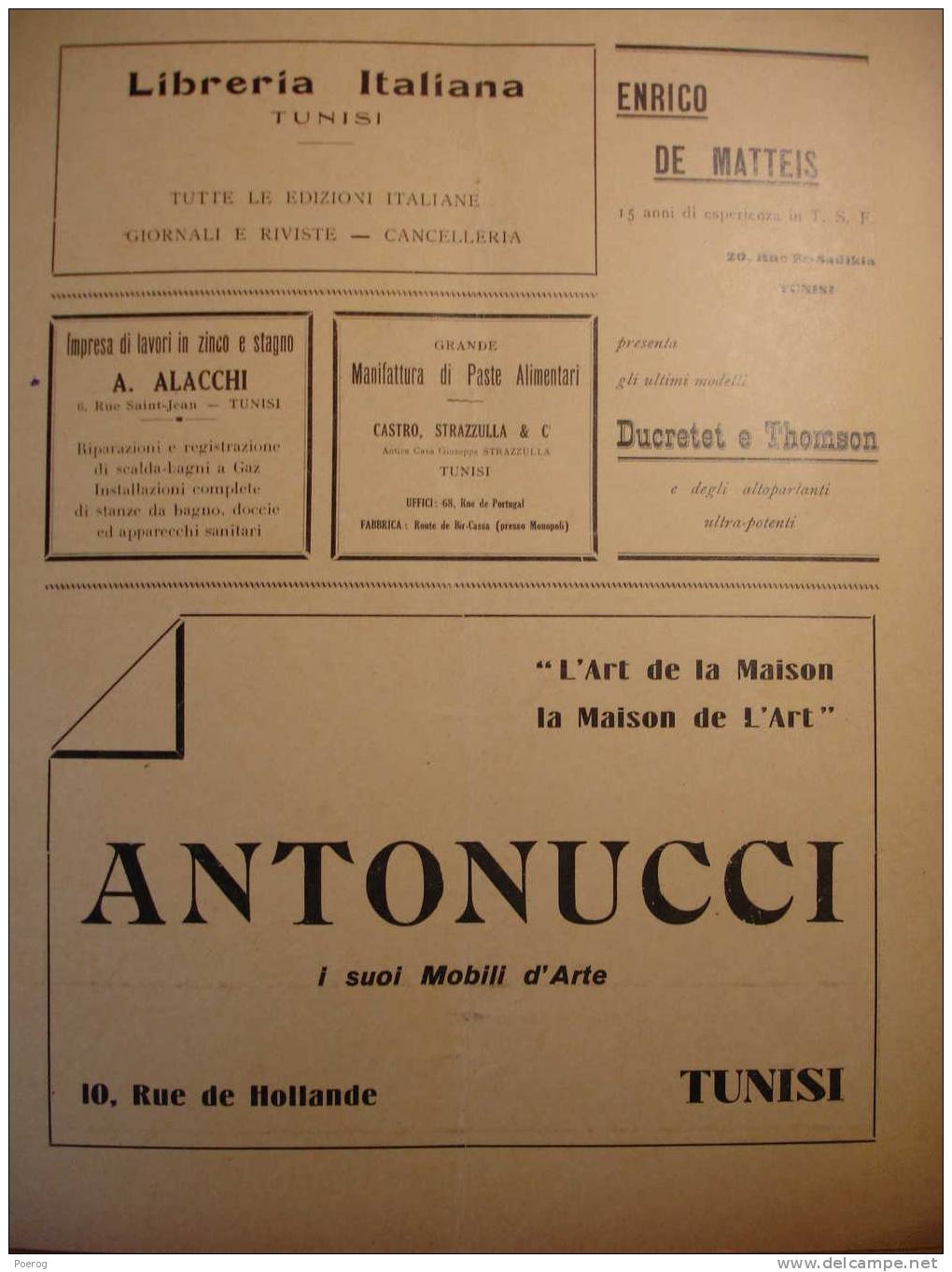 ITALIANI DI TUNISIA N°2 - 15 NOVEMBRE 1934 - SFAX LA GOULETTE GROMBALIA GOLETTA LE KRAM - TUNISIE PROPAGANDE - Autres & Non Classés