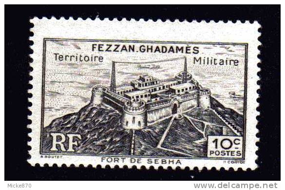 Fezzan N°28 Neuf* Fort De Sebha - Unused Stamps