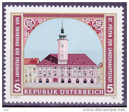 OOSTENRIJK - Briefmarken - 1991 - Nr 2065 - MNH** - Cote 1,10€ - Unused Stamps