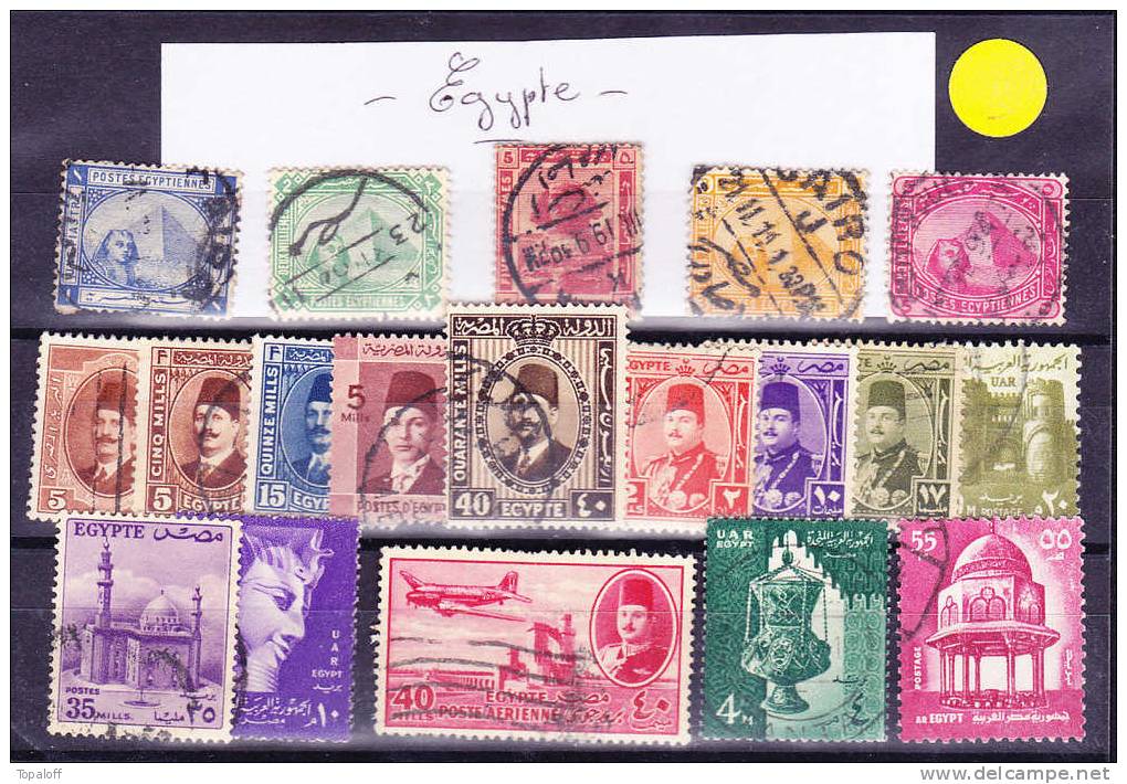 Lot De L'EGYPTE - Used Stamps