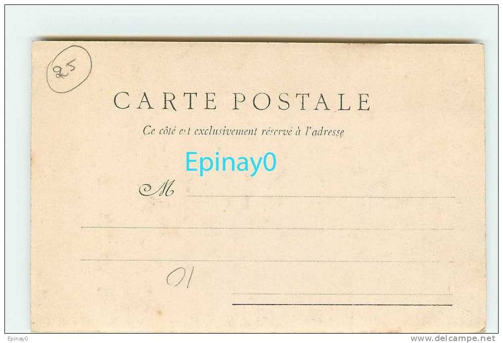 Br - 25 - PONTARLIER - CARTE PHOTO Avant 1903 - L'hopital Militaire Et Le Camp D'artillerie - RARE Et INCONNUE - Pontarlier