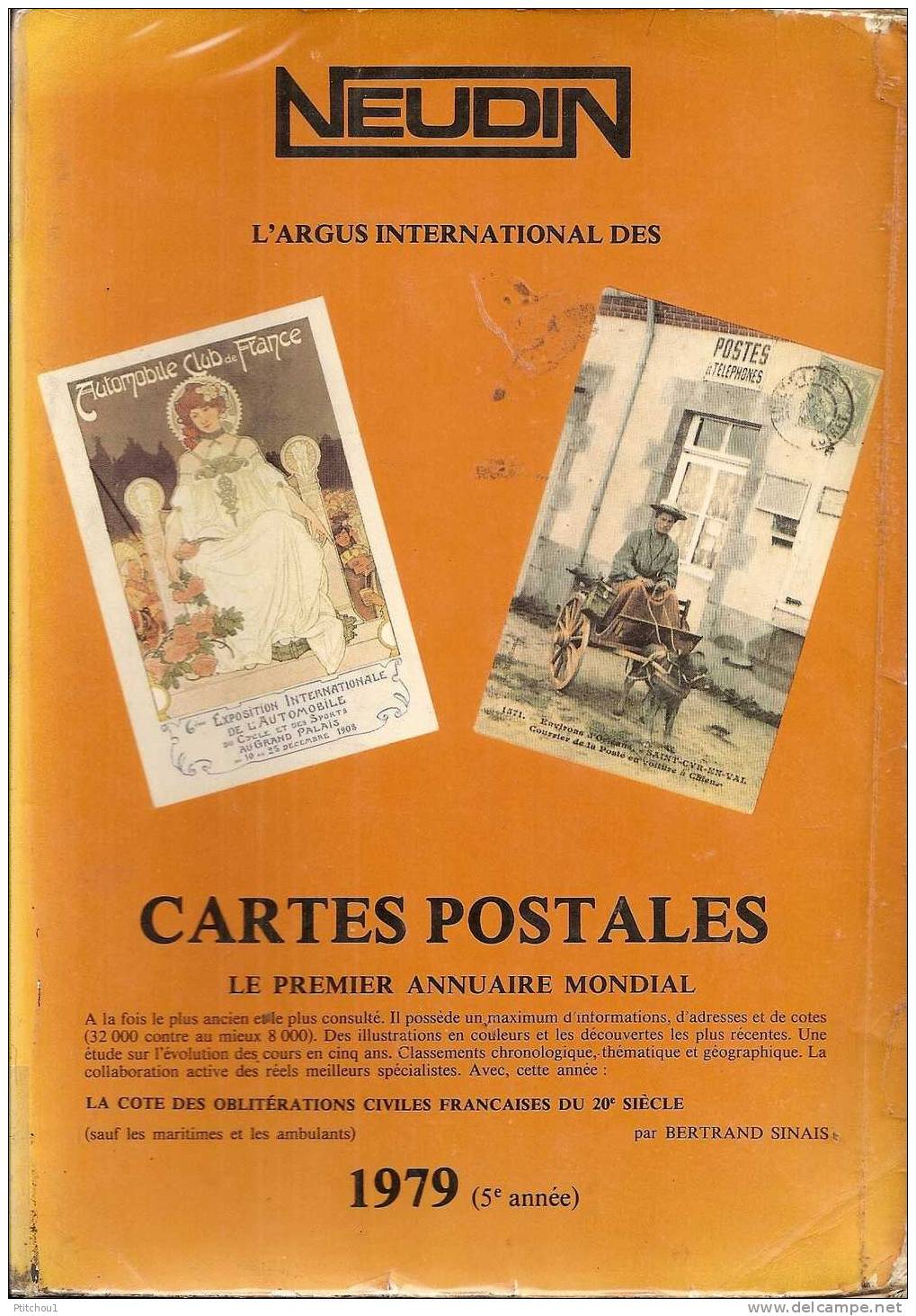 NEUDIN 1979 Argus Cartes Postales - Books & Catalogues