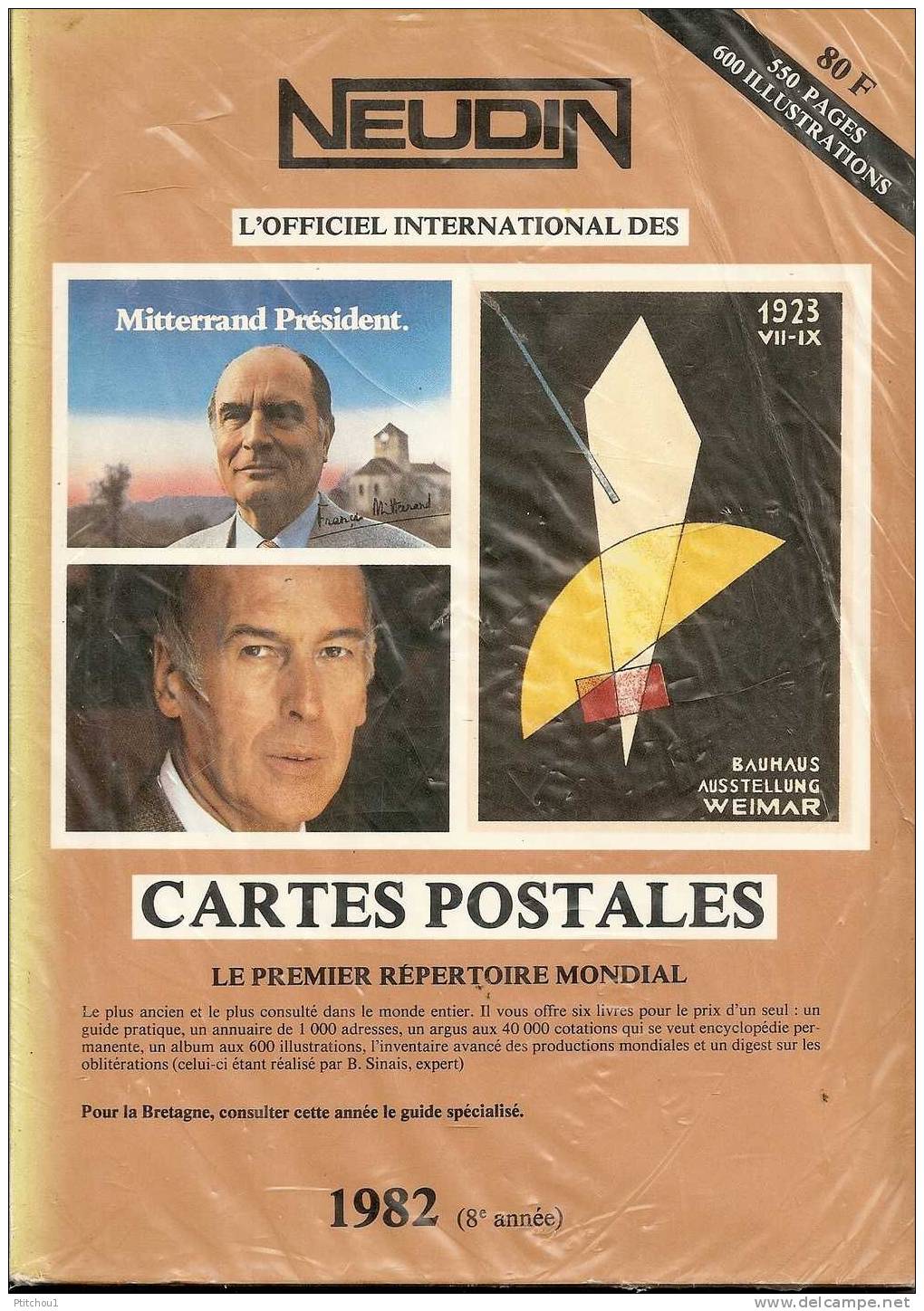 NEUDIN 1982 Argus Cartes Postales - Boeken & Catalogi