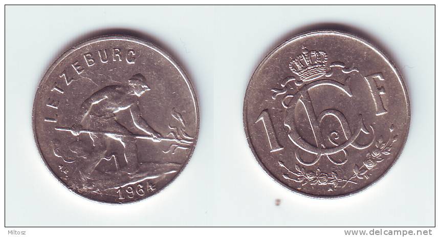 Luxembourg 1 Franc 1964 - Luxembourg