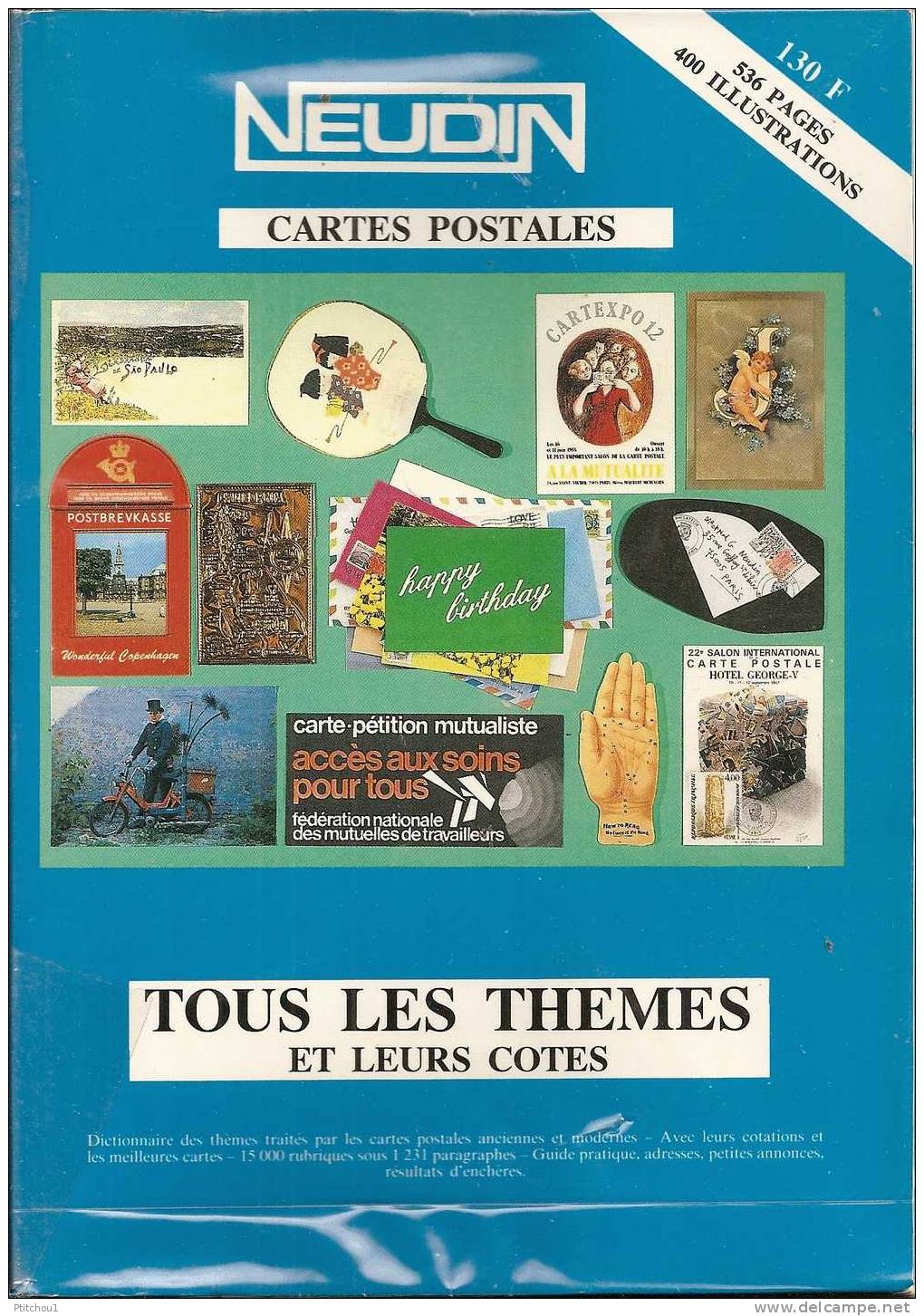 NEUDIN 1989 Argus Cartes Postales - Boeken & Catalogi