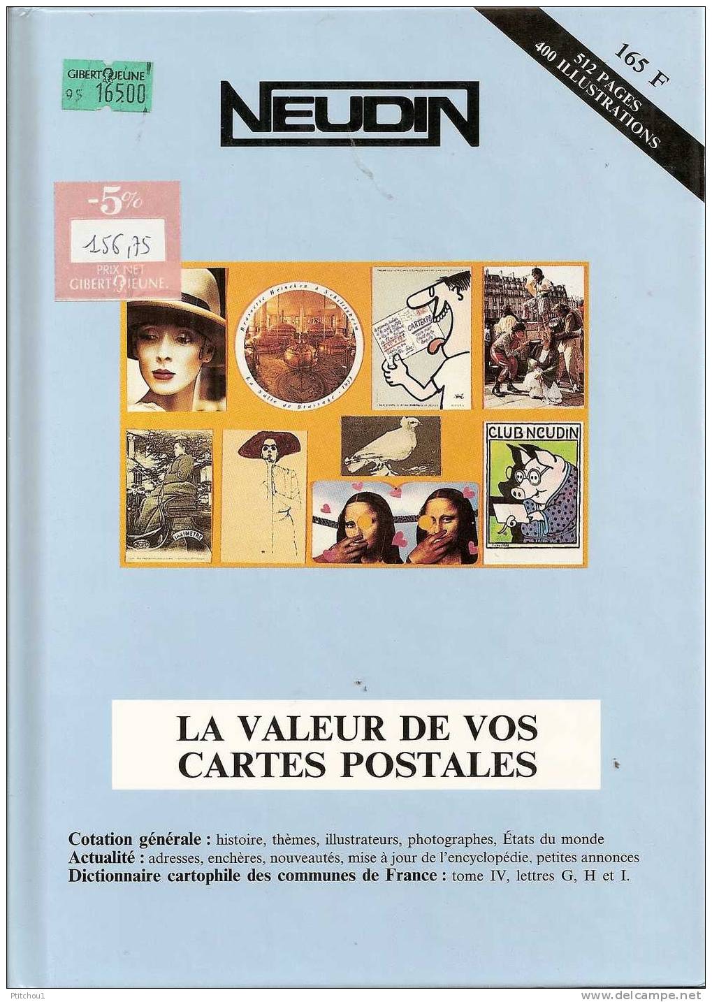 NEUDIN 1996 Argus Cartes Postales - Books & Catalogs