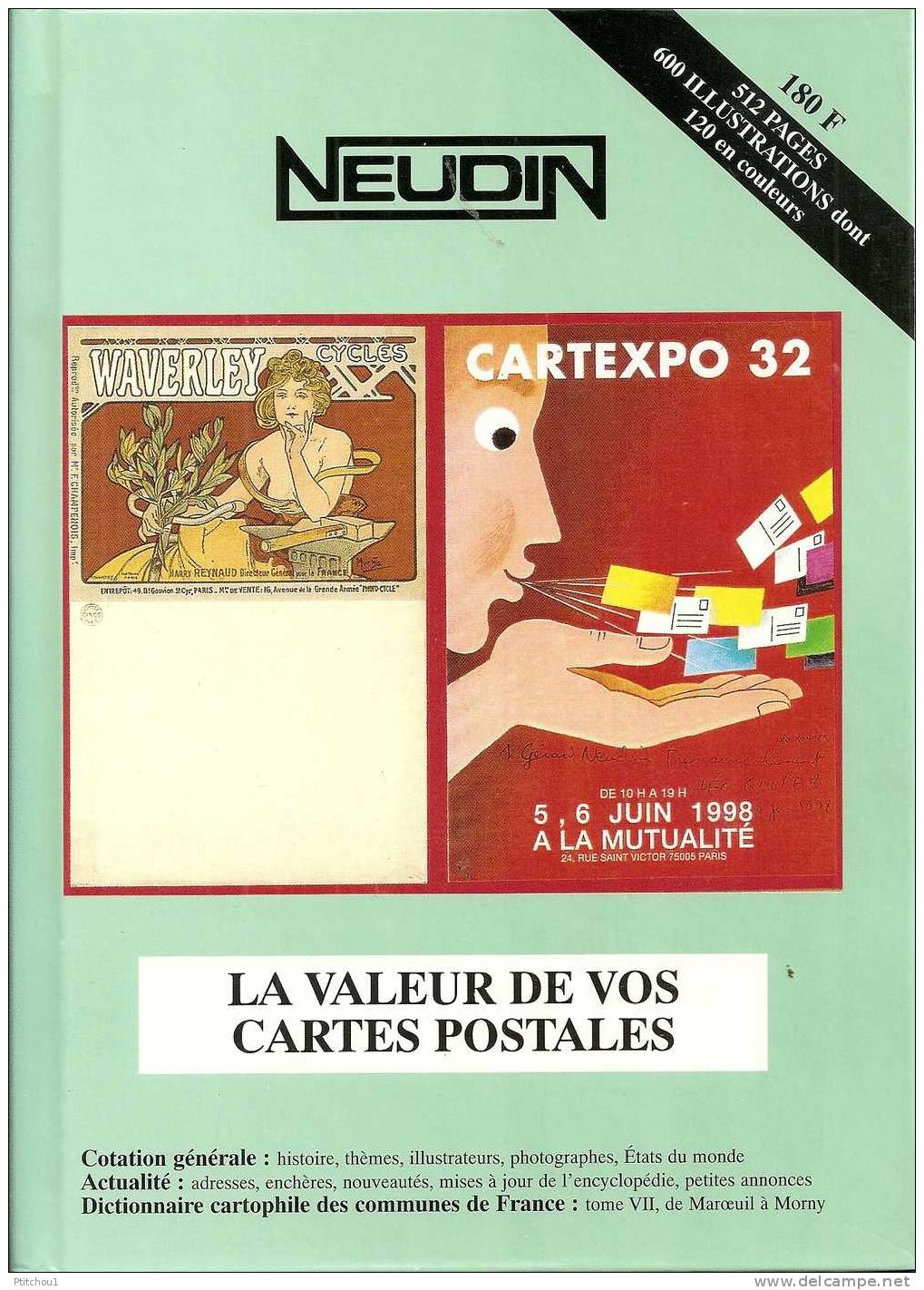 NEUDIN 1999 Argus Cartes Postales - Livres & Catalogues